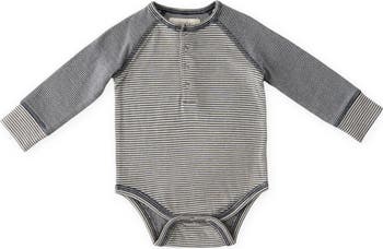 Sailor Stripe Raglan Sleeve Organic Cotton Bodysuit
