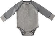 Pehr Sailor Stripe Raglan Sleeve Organic Cotton Bodysuit