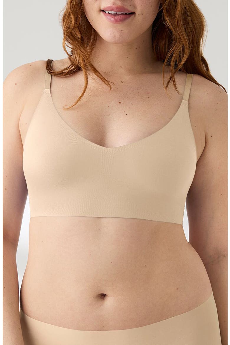 The True Body Triangle Convertible Strap Bralette, Main, color, DESERT