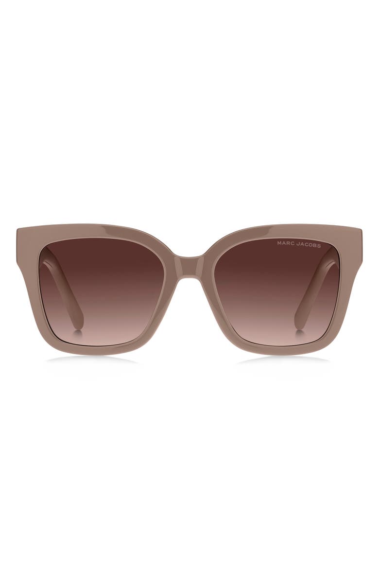 Marc Jacobs 53mm Gradient Square Sunglasses, Main, color, 010A-Ha