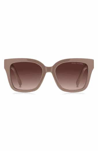 Marc Jacobs 53mm Gradient Square Sunglasses