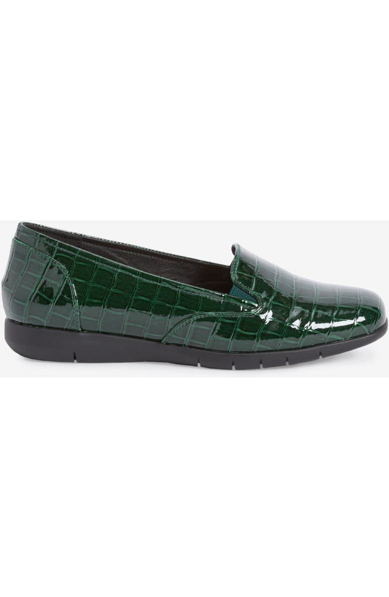 Comfortview The Leisa Slip On Flat, Alternate, color, Emerald