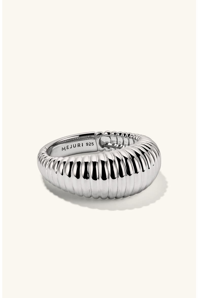 Dôme Texture Ring, Alternate, color, Sterling Silver