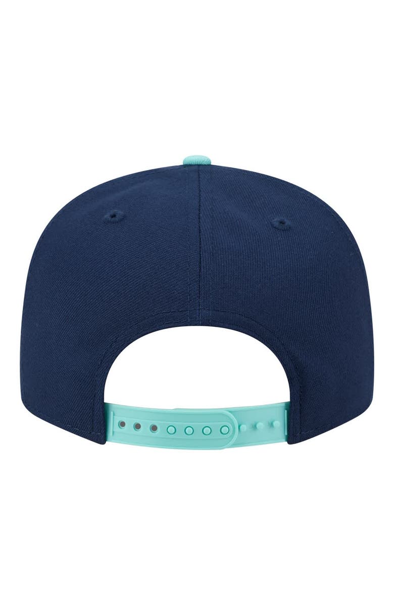 New Era Men's New Era Navy/Turquoise Boston Red Sox Two-Tone Color Pack 9FIFTY Snapback Hat, Alternate, color, Navy