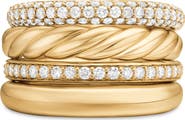 David Yurman Mercer™ Multirow Ring with Pavé Diamonds