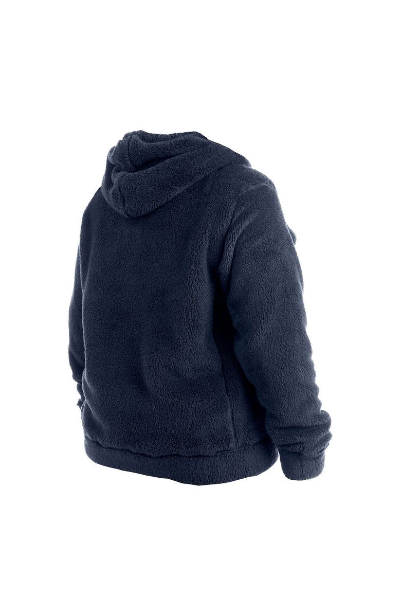 New Era Women's New Era Navy New York Yankees Plus Size Sherpa Full-Zip Jacket, Alternate, color, 