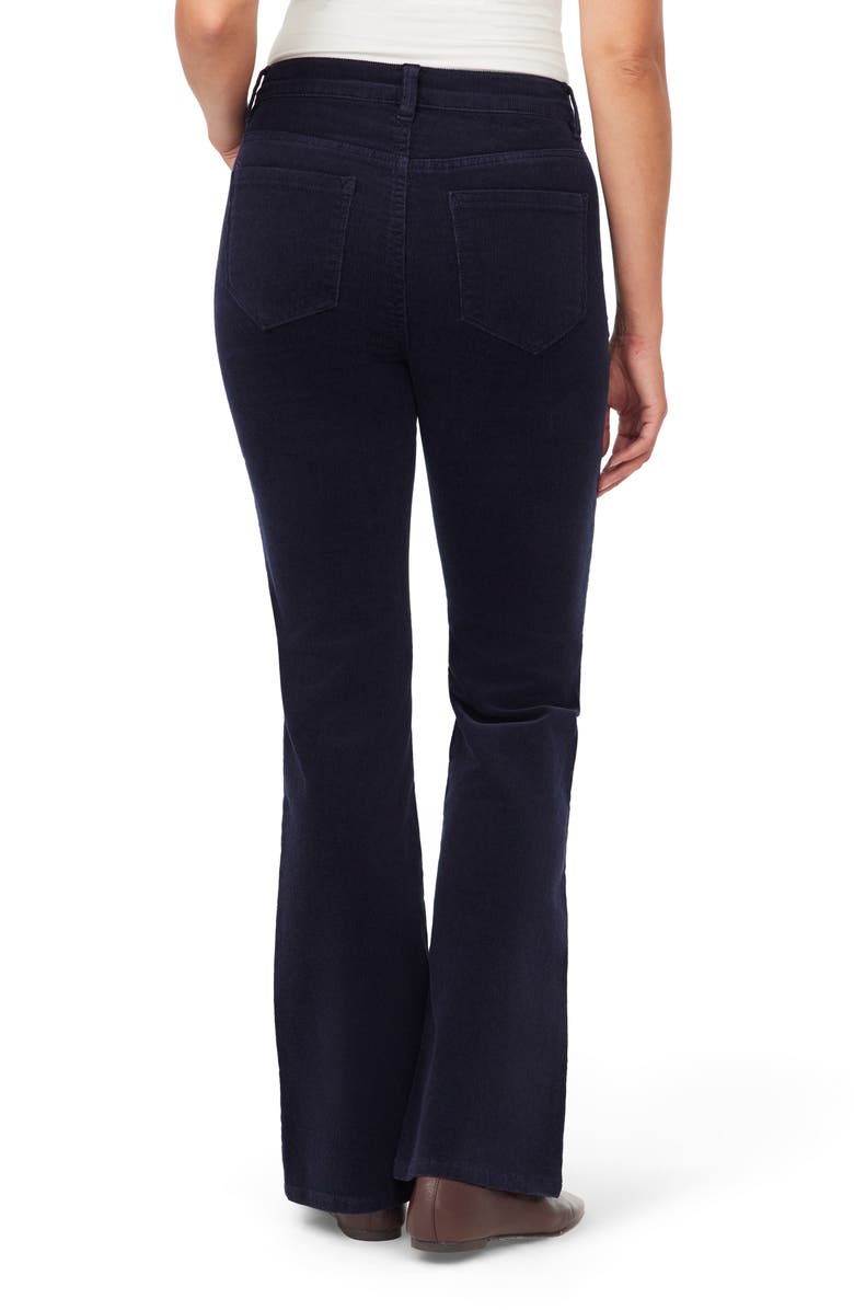 Kensie The Natalie High Waist Bootcut Corduroy Pants, Alternate, color, Dark Navy Corduroy