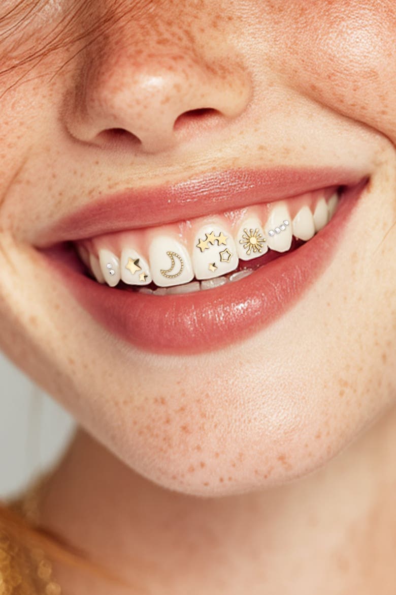 Celestial Tooth Gem Kit, Alternate, color, White