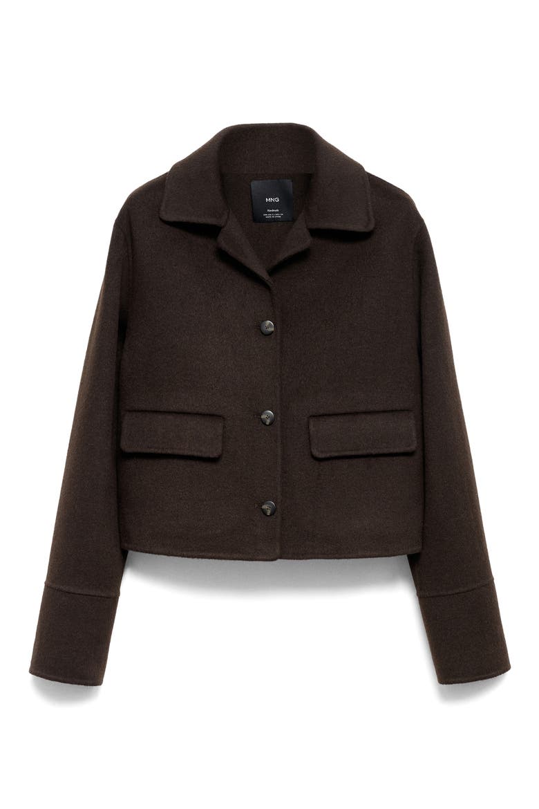 Wool Blend Jacket, Alternate, color, COFFEE