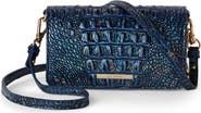 Brahmin Minuette Croc Embossed Leather Crossbody Bag
