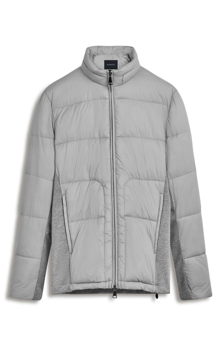 Bugatchi Water Resistant Zip-Up Puffer Jacket, Alternate, color, 