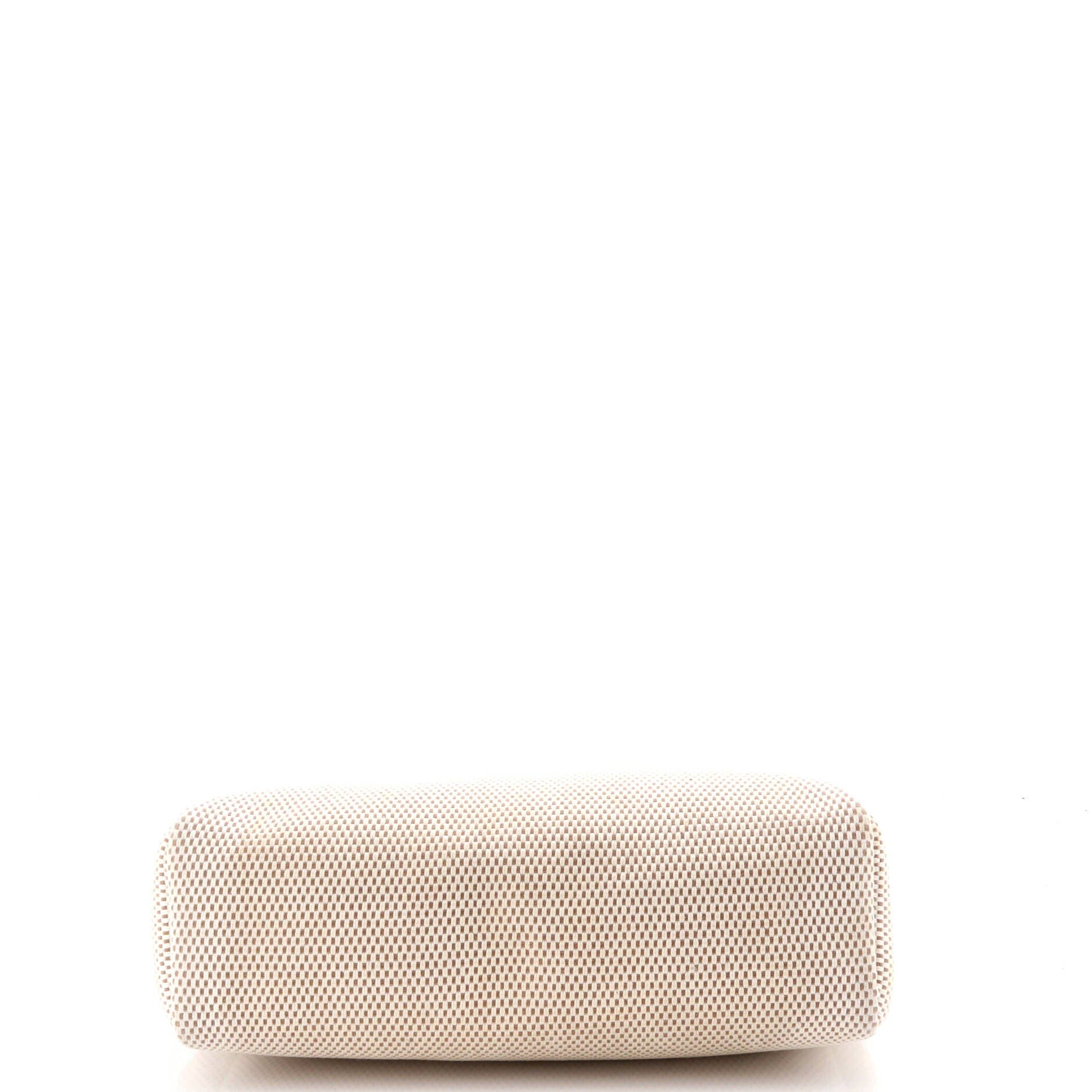 Pre-Owned Hermes Herbag Zip Criss Viking Toile and Leather 31, Alternate, color, Ecru