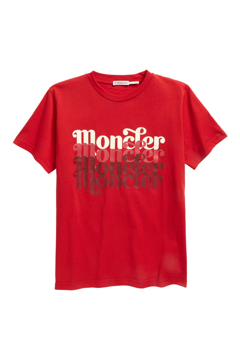 Kids' Maglia Logo Graphic Tee, Main, color, RED