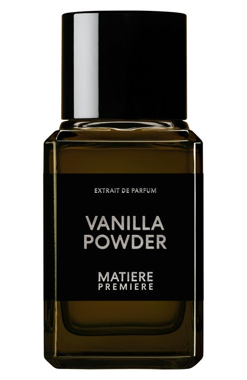 Matiere Premiere Vanilla Powder Extrait In Transparent