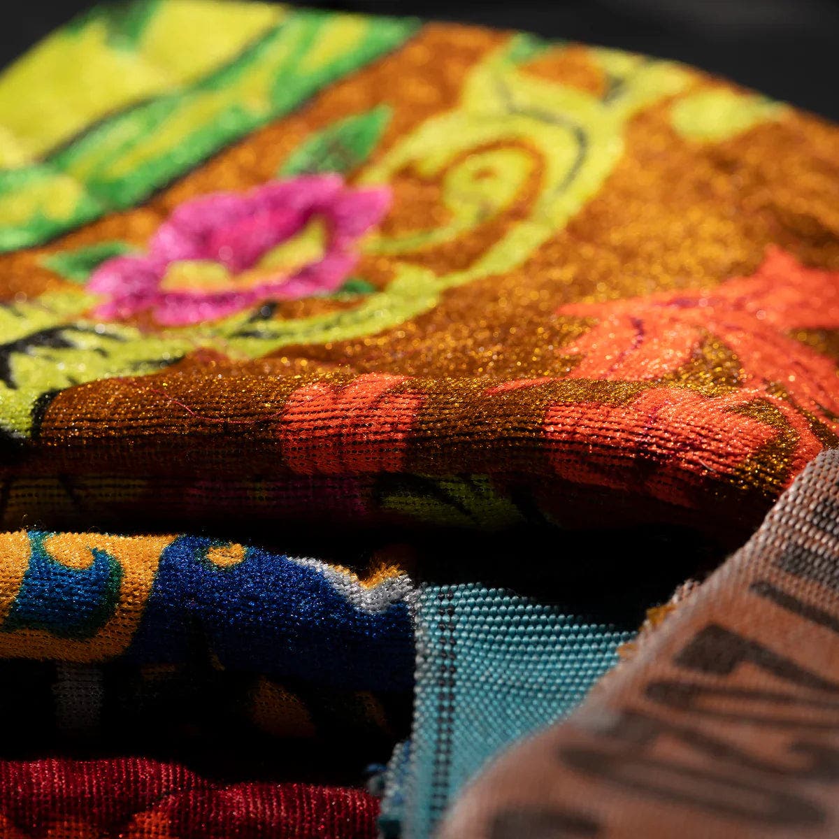 PUEBCO Mao'S Fabric Pouch, Alternate, color, Dark Brown