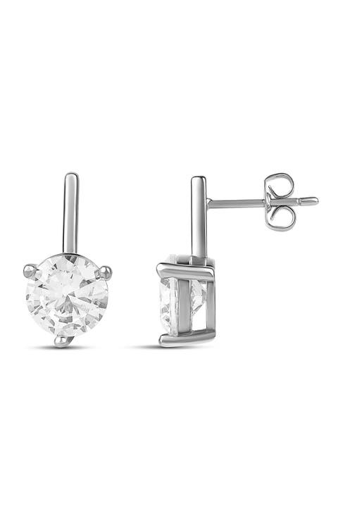 Cubic Zirconia Drop Earrings