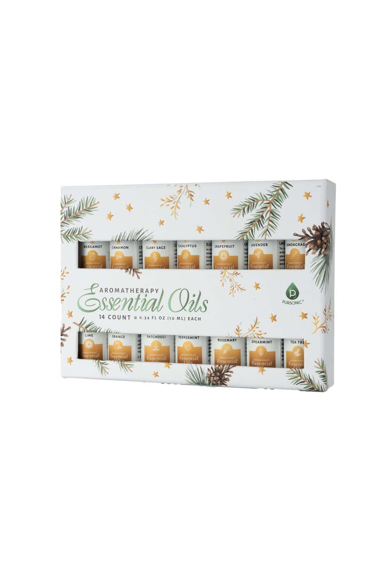 Essential Oils Christmas Gift Set 14 Piece Aromatherapy Collection, Main, color, Multicolor