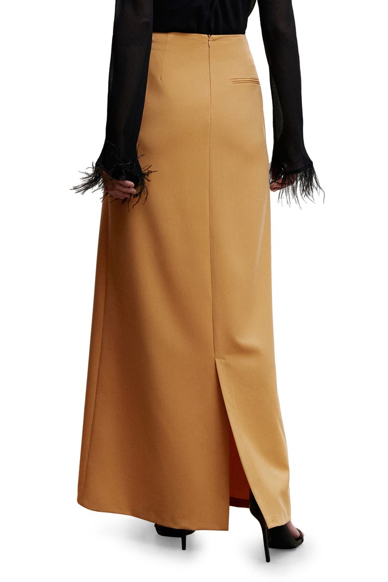 Flowy Maxi Skirt, Alternate, color, ECRU