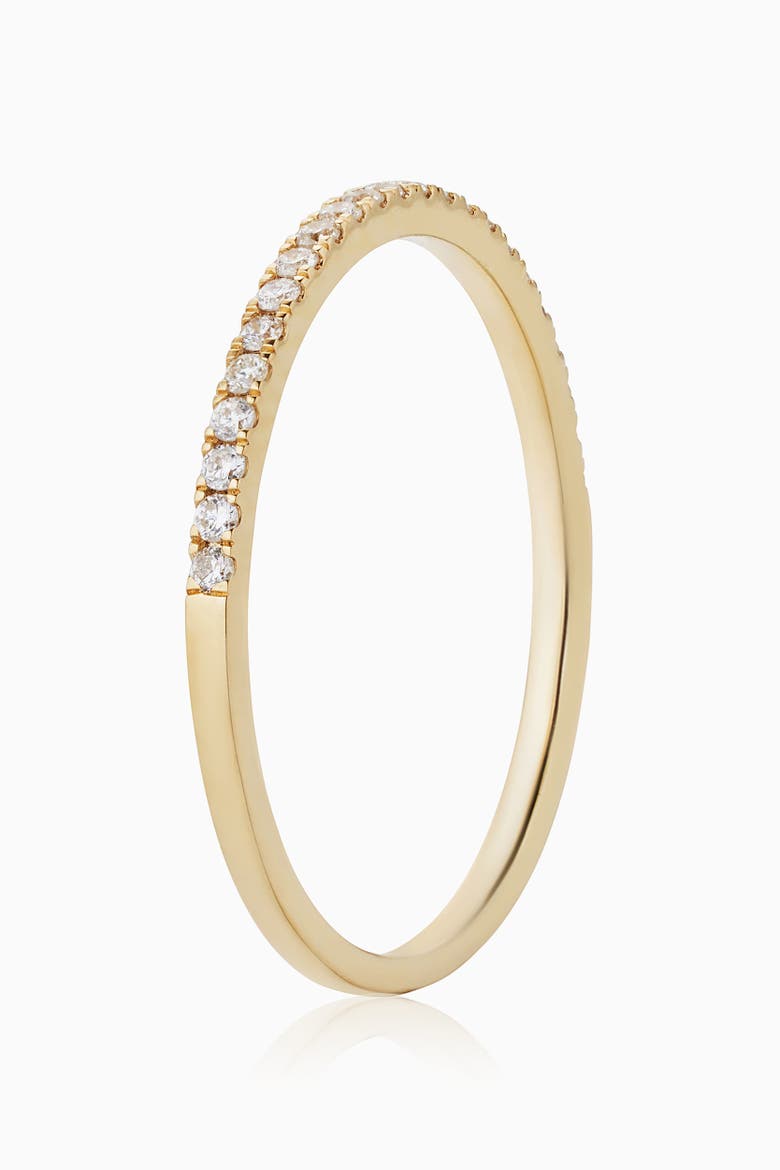 14K Gold Regal Diamond Stack Ring, Alternate, color, Yellow Gold
