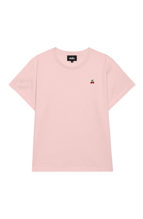 Womens Lil Cherry Lightweight High Waisted Tee