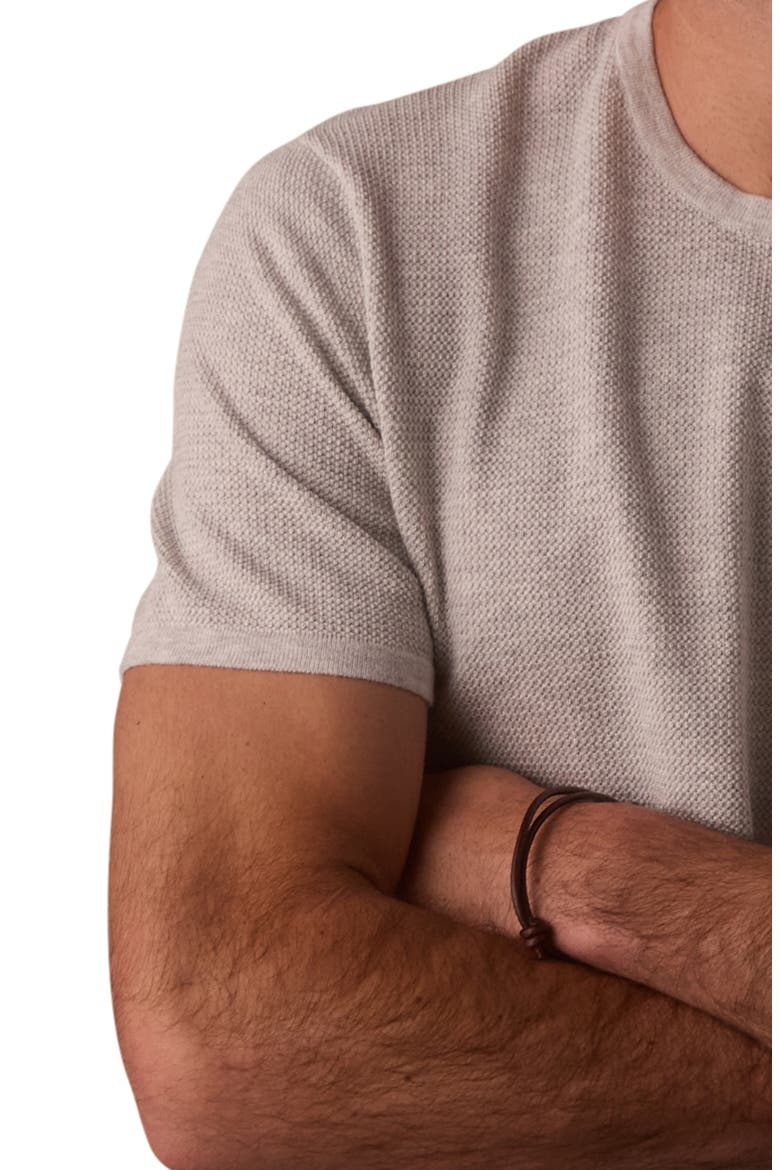 Driftknit Short Sleeve Sweater, Alternate, color, STONE