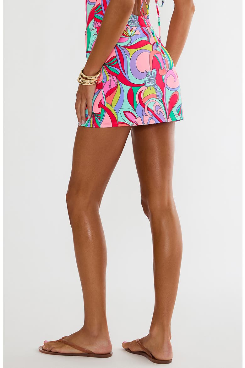 Ezra Miniskirt Swim Cover-Up, Alternate, color, POP FLORAL