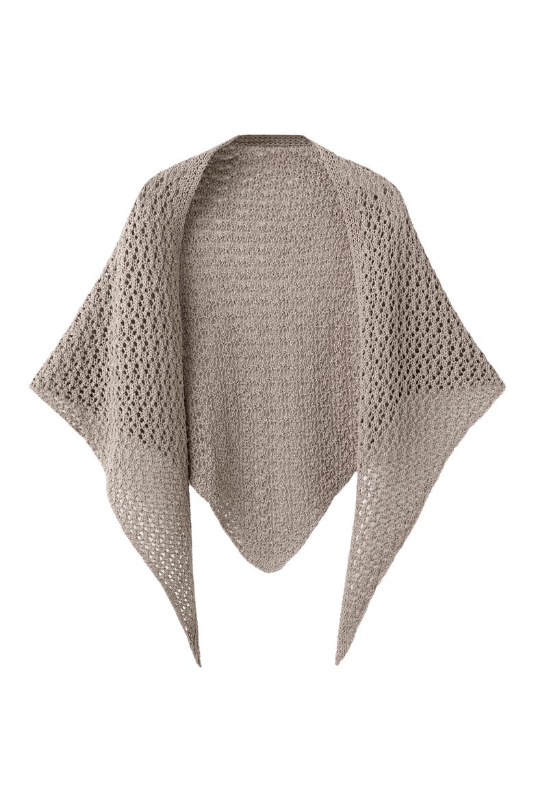 Open Stitch Shawl, Main, color, MEDIUM BROWN