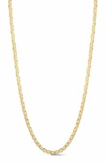 Yield of Men 18K Gold Plated Sterling Silver Mariner Link Necklace