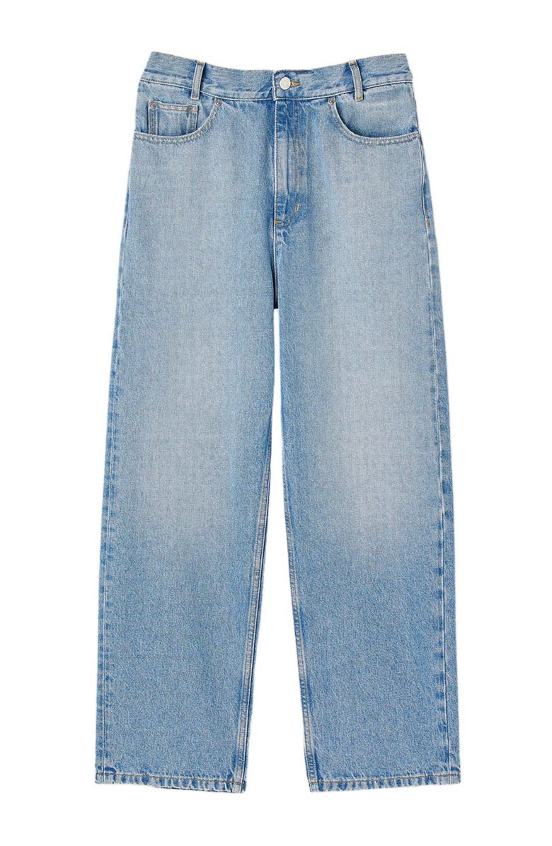 SANDRO Low-rise straight-leg jeans, Alternate, color, 