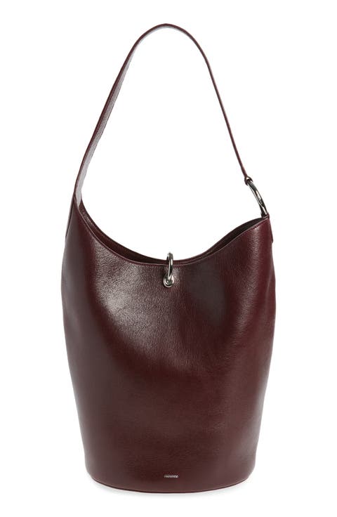 Ring Textured Leather Tote