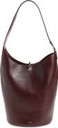 Rabanne Ring Textured Leather Tote