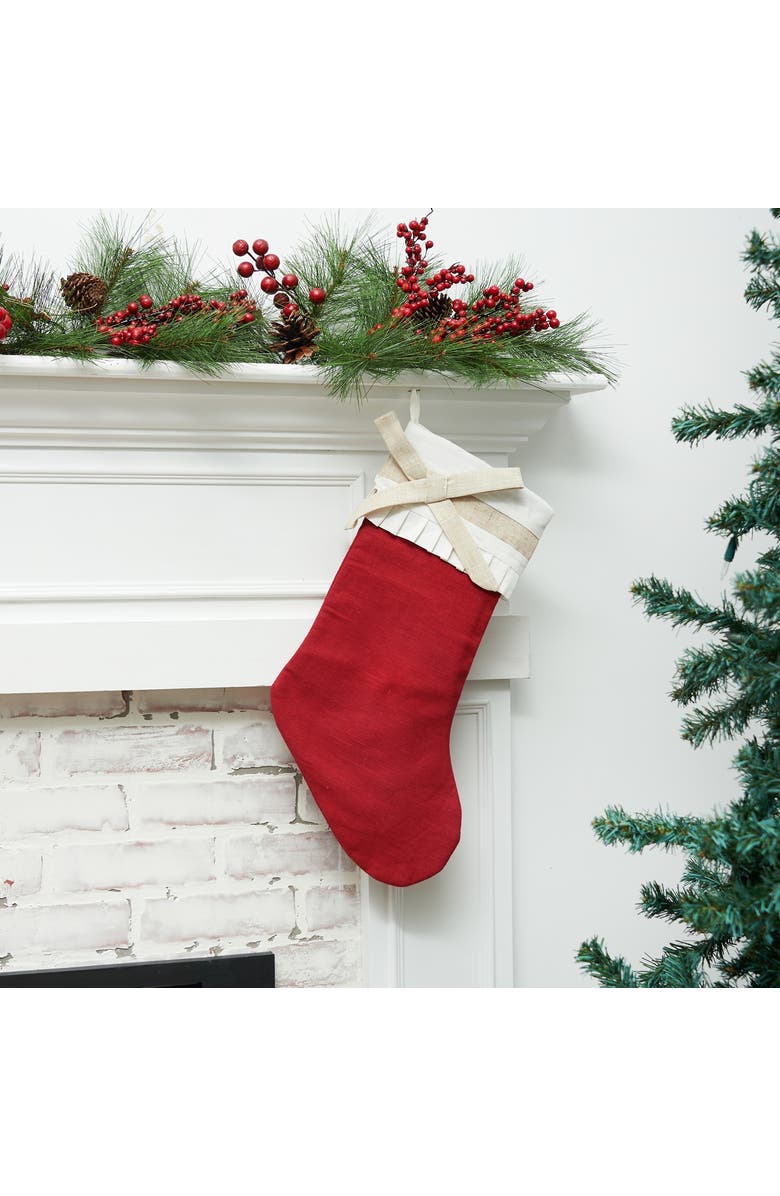 C&F Home Linen Stocking, Alternate, color, Red