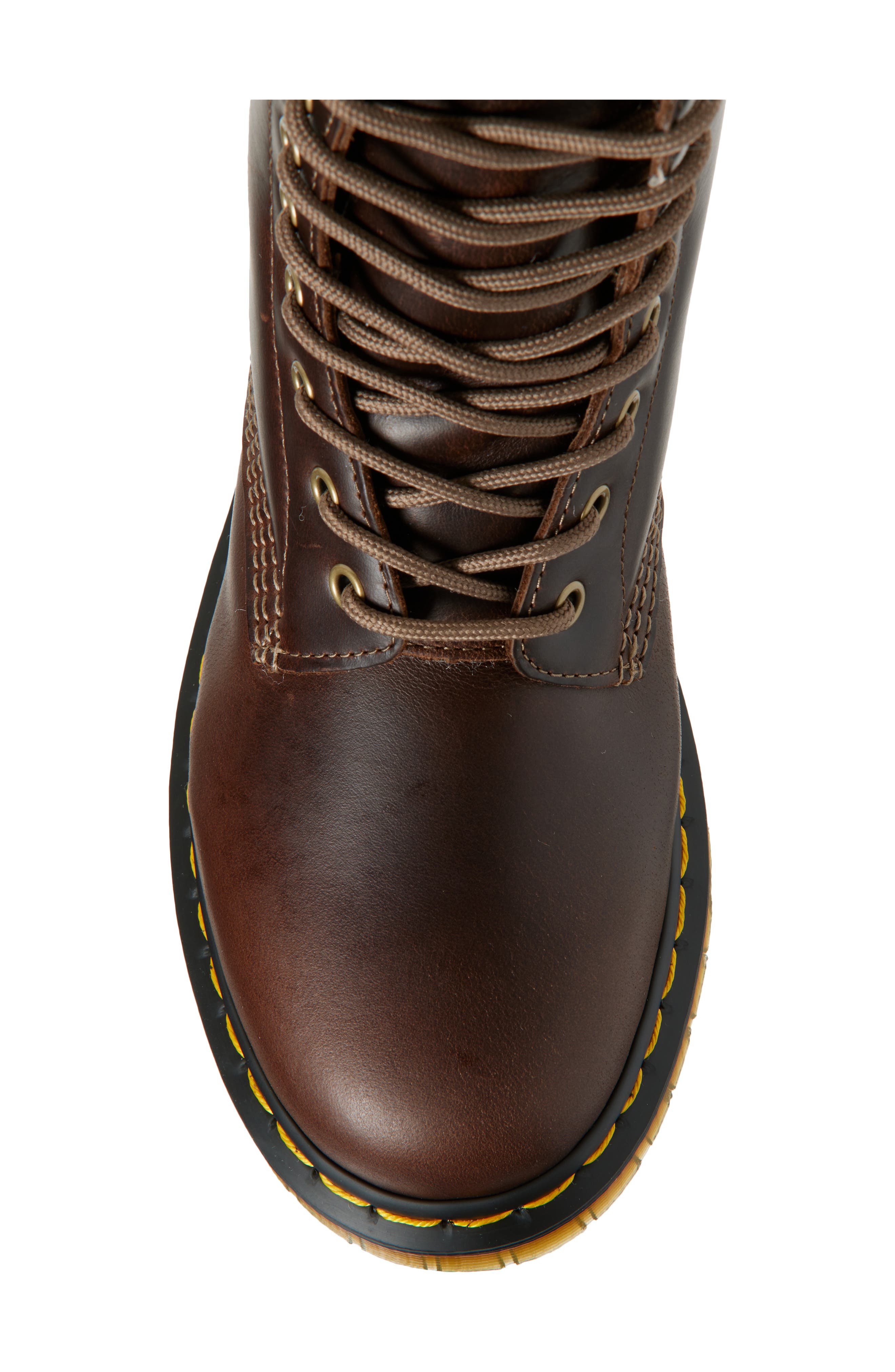 Dr. Martens 1460 Pascal Faux Fur Lined Combat Boot, Alternate, color, 