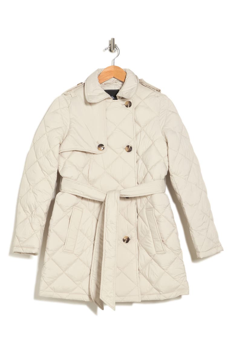 Quilted Trench Boat, Alternate, color, PEBBLE