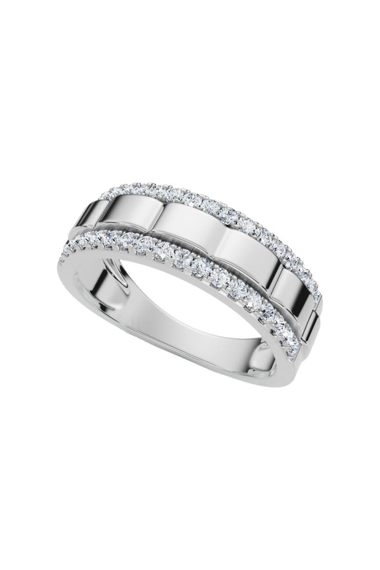 1/2Ct Men's Diamond Ring in 10k or Gold, Main, color, 10k White Gold