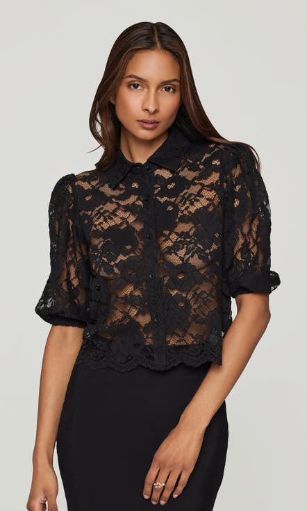 Tammy Mesh Lace Shirt