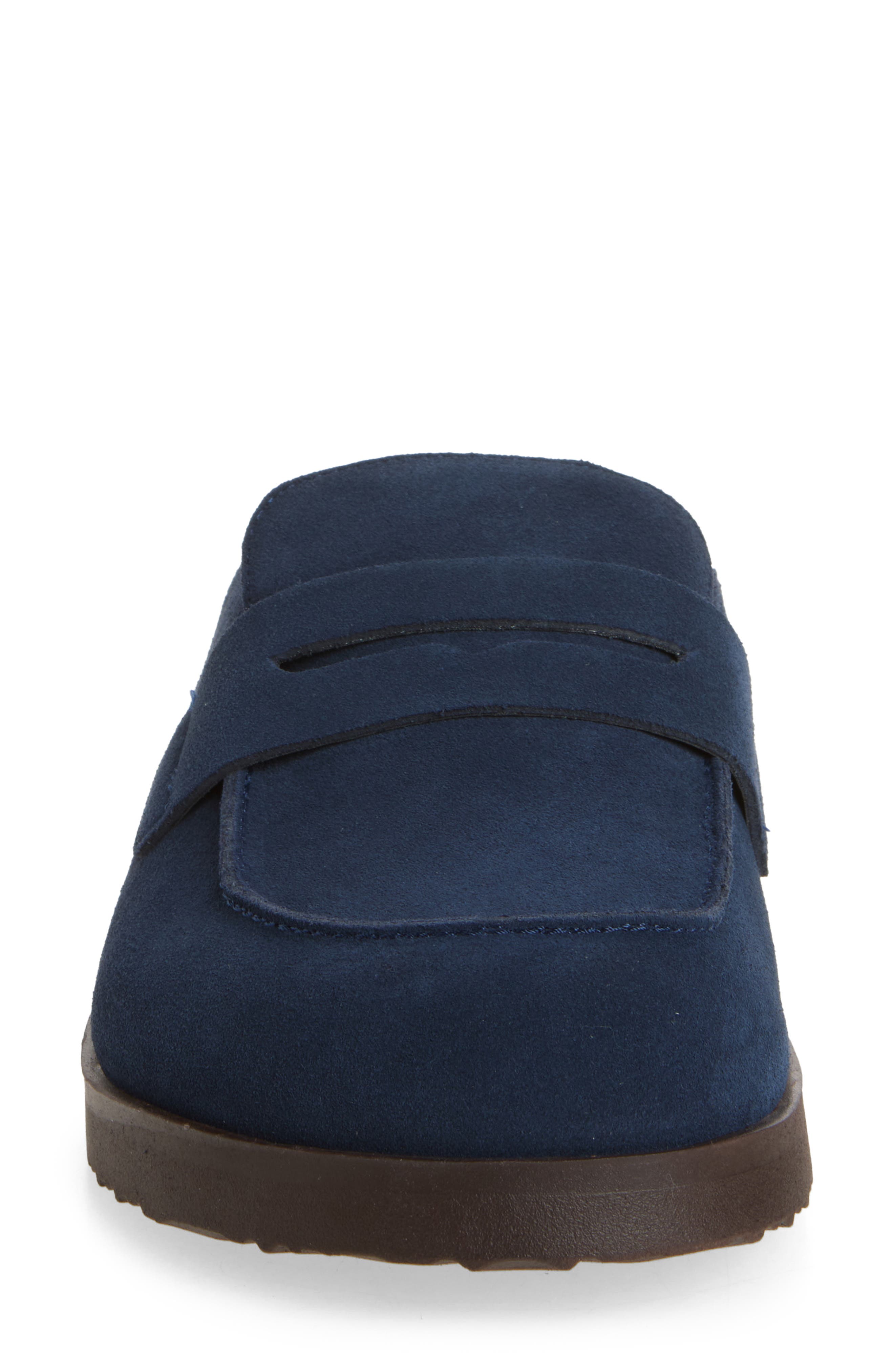 Steve Madden Toryn Loafer Mule, Alternate, color, Navy Suede