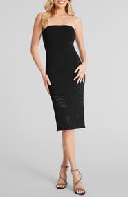 GUESS Elisa Strapless Knit Dress