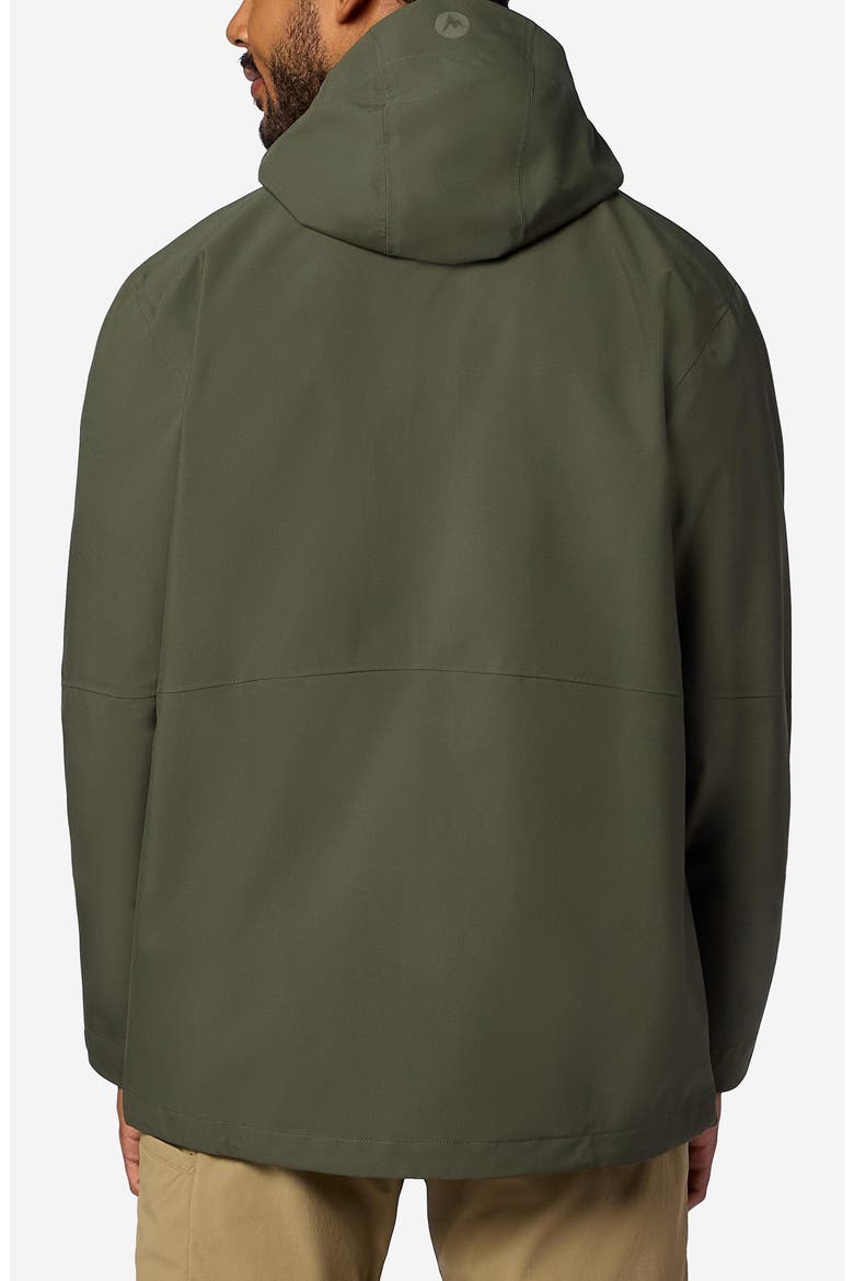 PreCip® Eco Pro Waterproof Hooded Jacket, Alternate, color, NORI