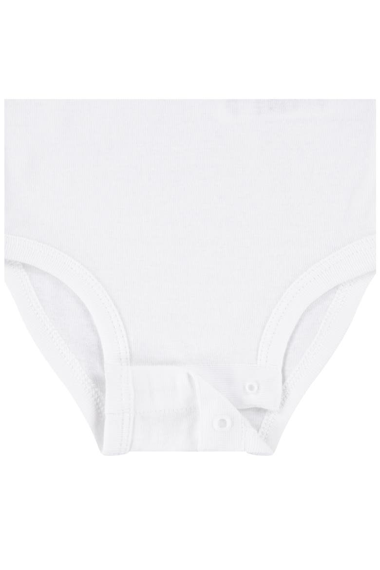 Essentials 3-Pack Long Sleeve Bodysuits, Alternate, color, WHITE