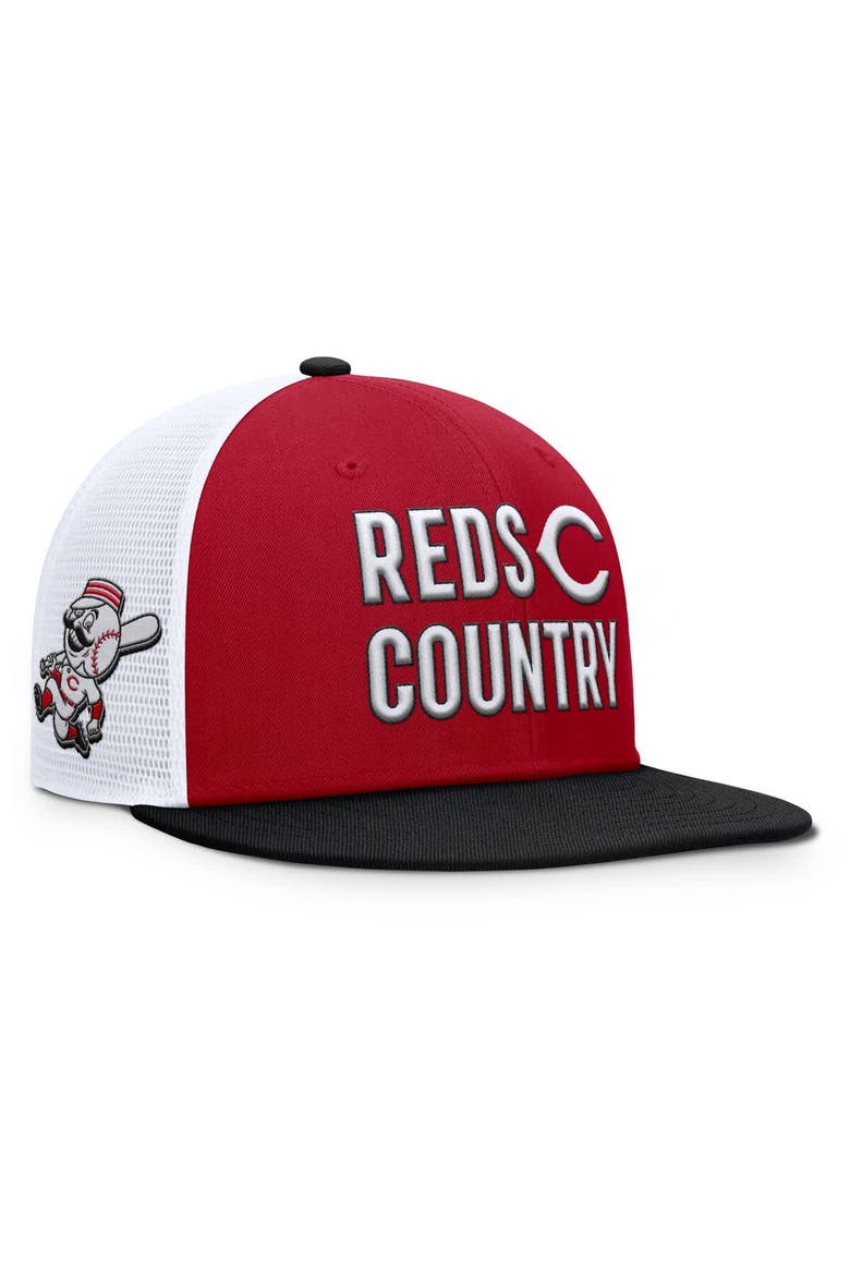 Men's Nike  Red Cincinnati Reds Pro Trucker Snapback Hat, Main, color, Red