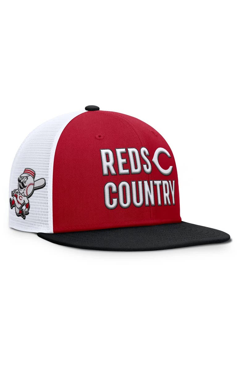 Nike Men's Nike  Red Cincinnati Reds Pro Trucker Snapback Hat, Main, color, Red