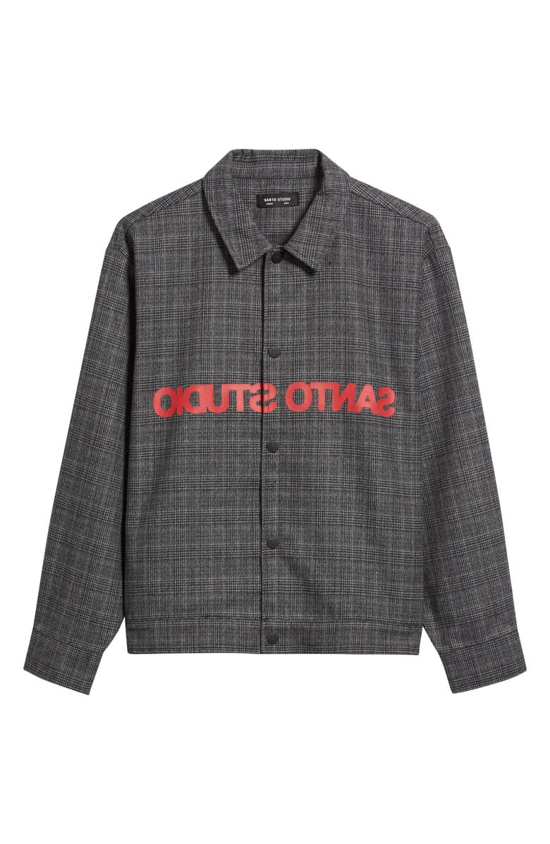 SANTO STUDIO Reverse Typeface Jacket - Twitch Edition, Alternate, color, Black