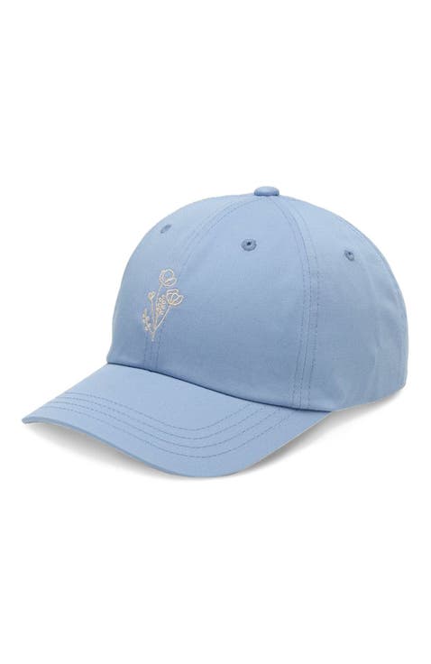 Flower Embroidery Peak Hat