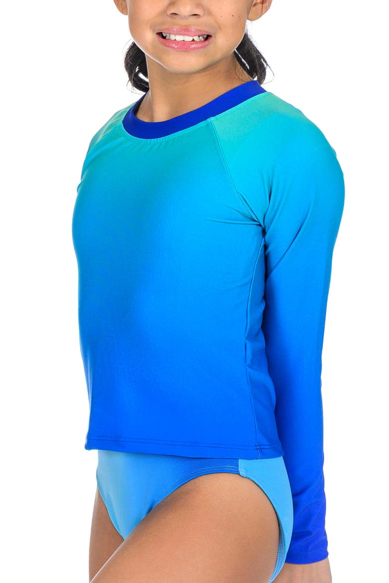UPF 50 Rashguard, Main, color, Blue Raspberry Sorbet