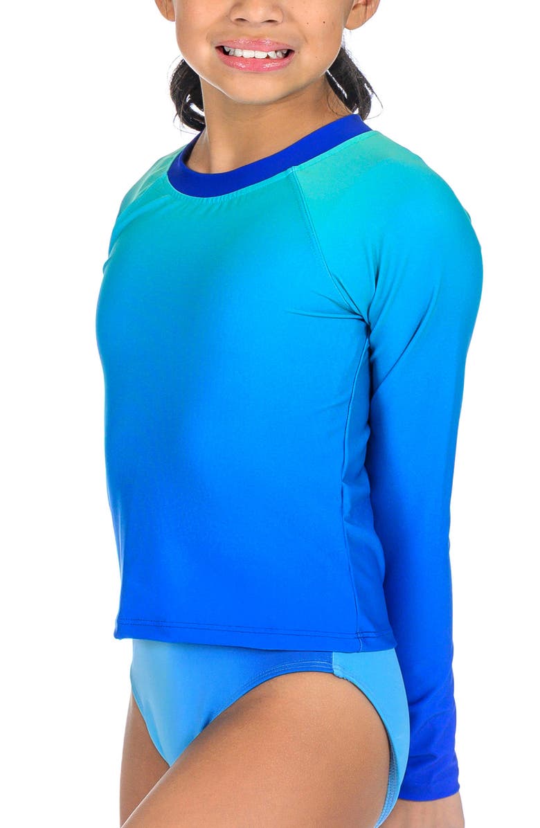 Destira UPF 50 Rashguard, Main, color, Blue Raspberry Sorbet