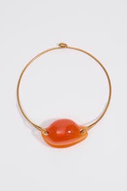 Bimba y Lola Resin Seashell Choker Necklace