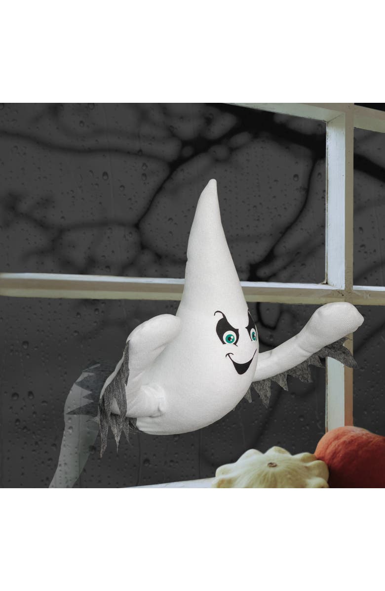 Northlight Ghoulish Ghost 3-D Halloween Window Decoration - 12", Alternate, color, White