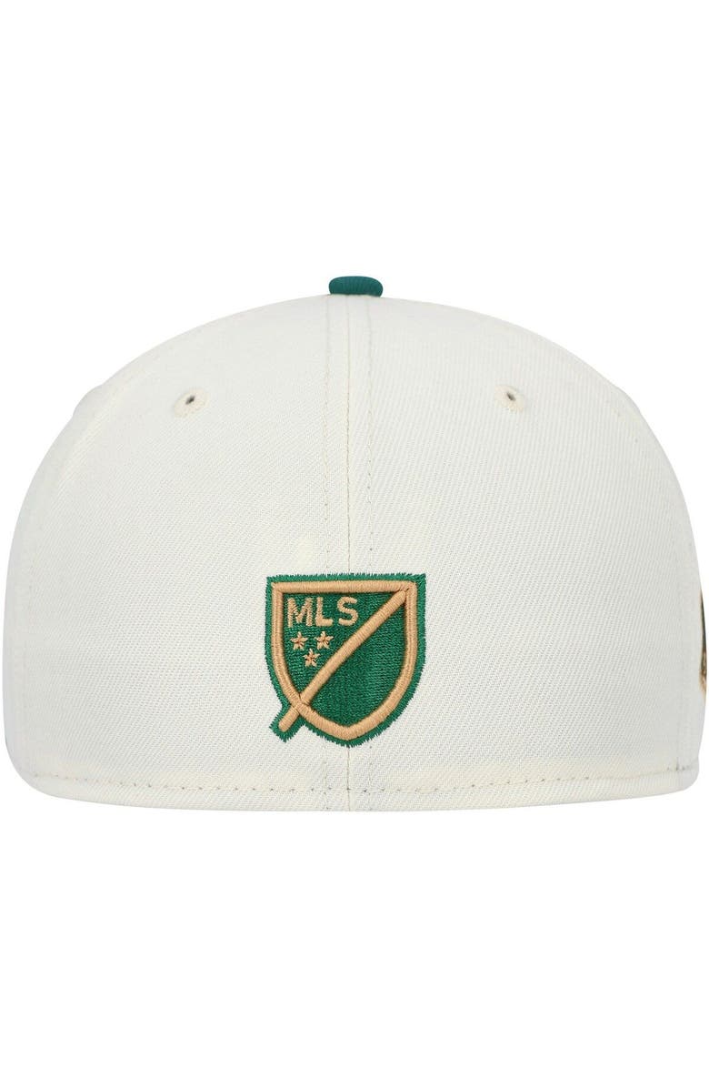 New Era Men's New Era Cream Portland Timbers Woodgrain 59FIFTY Fitted Hat, Alternate, color, Cream