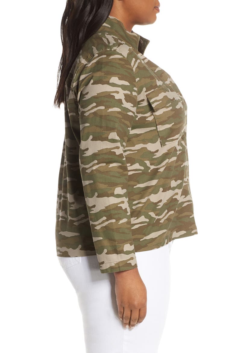 Camo Print Utility Jacket, Alternate, color, LIGHT CAMO PRINT